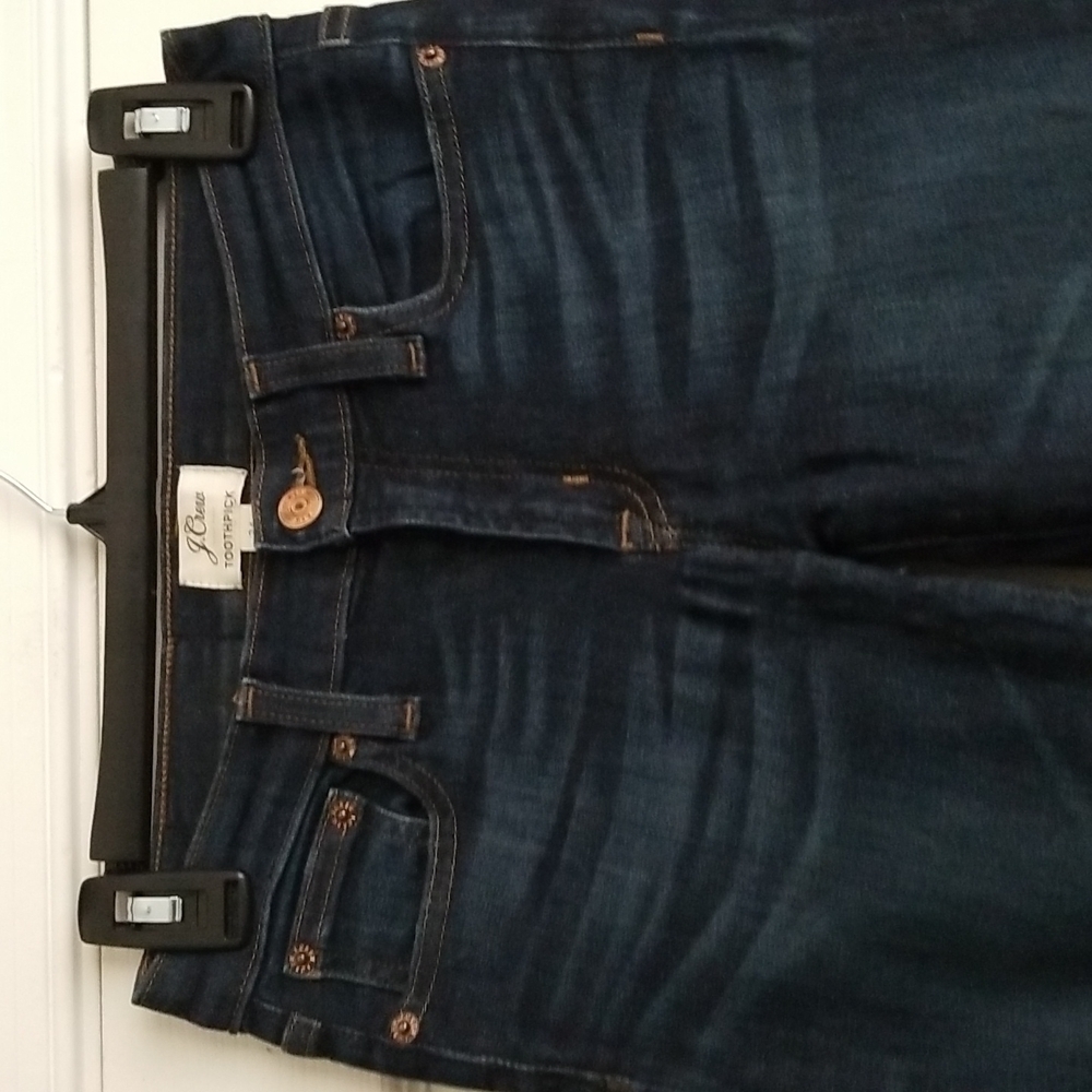J.Crew Women's Toothpick Dark Wash Jeans - Picture 4 of 13